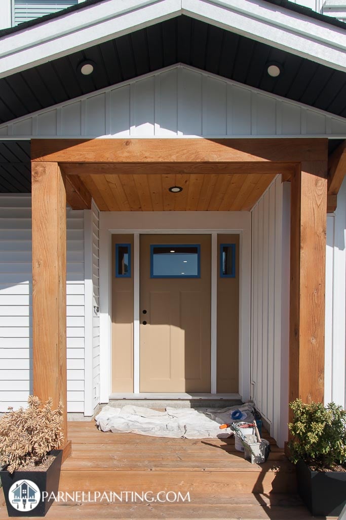 Adding Contrast To An All White House Exterior